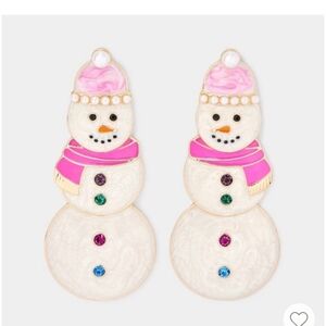 Make it merry snowman post drop earrings discontinued